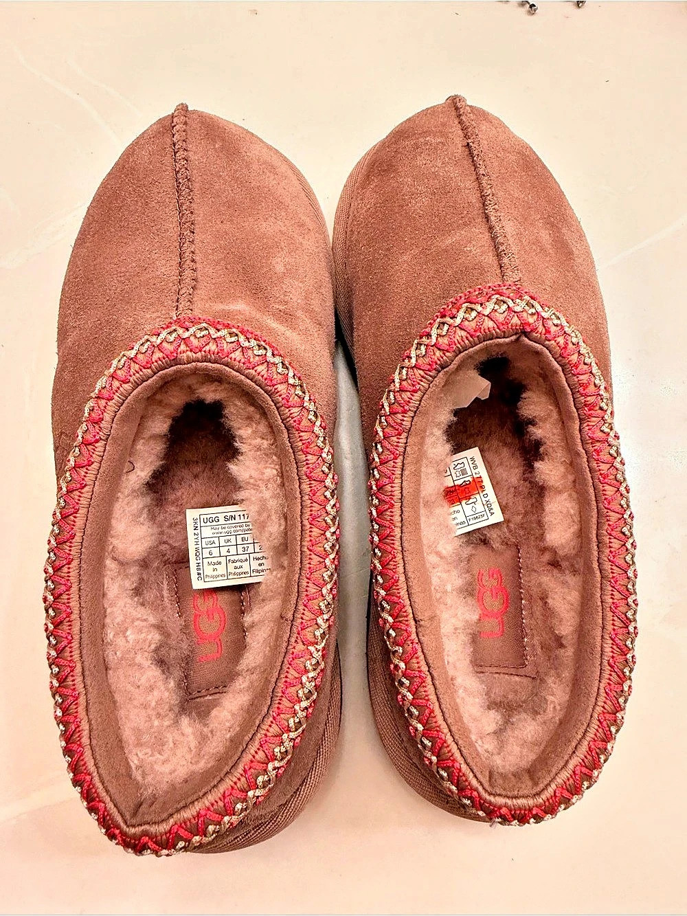 UGG Tasman II Slipper Suede Brown US 6